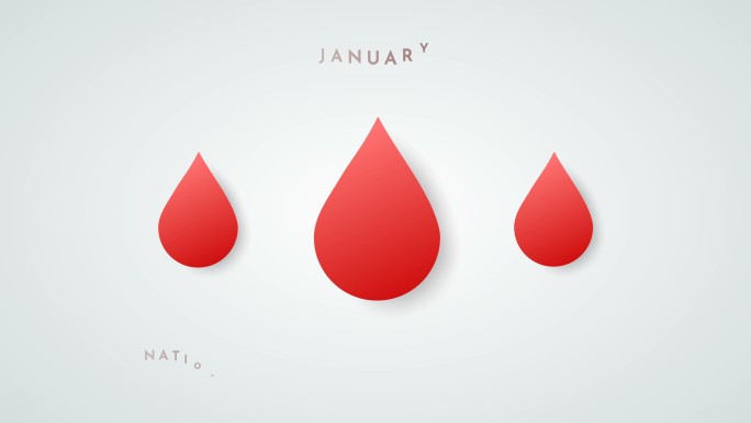 全国献血月，1月特效视频