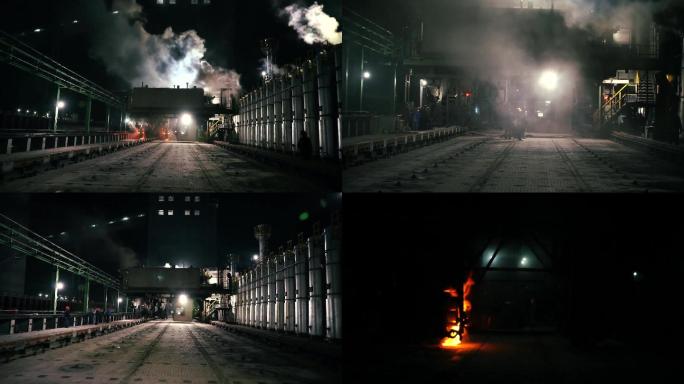 工业排污工业污染纪录片重工业可用素材宣传