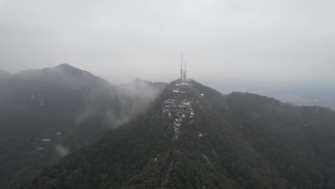 杭州北高峰雪景