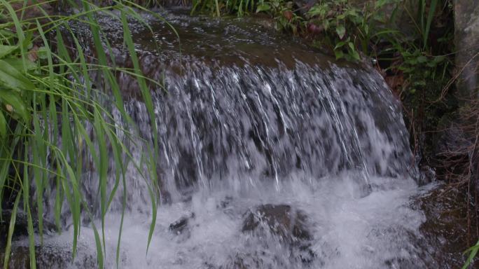 小溪瀑布水流水花慢速21