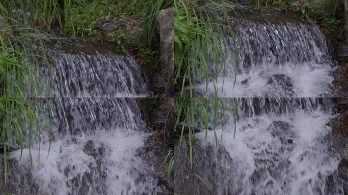 小溪瀑布水流水花慢速21