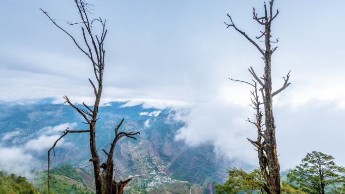 四川西部山区自然风光