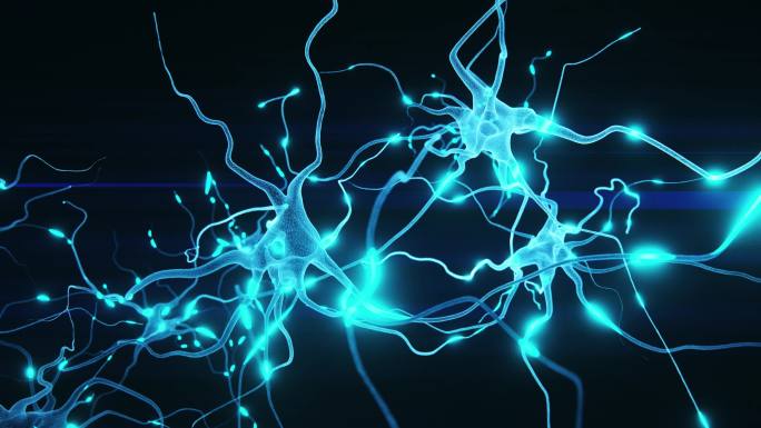 神经元细胞系统特效视频3D元素