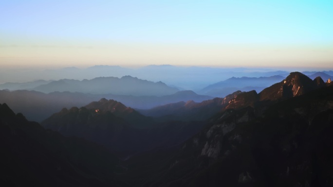 秦岭 云雾 山岚 青山 山水 自然