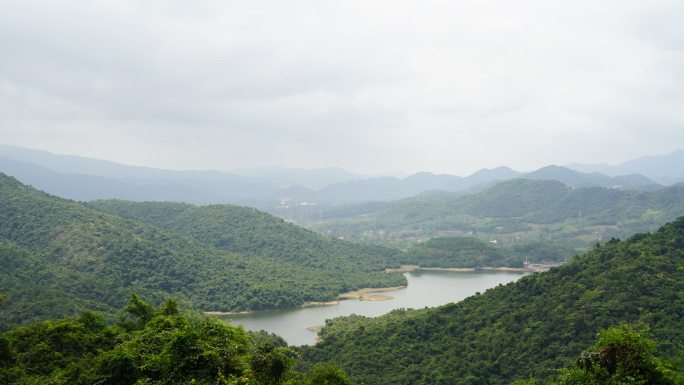 实拍风景蓝天白云延时