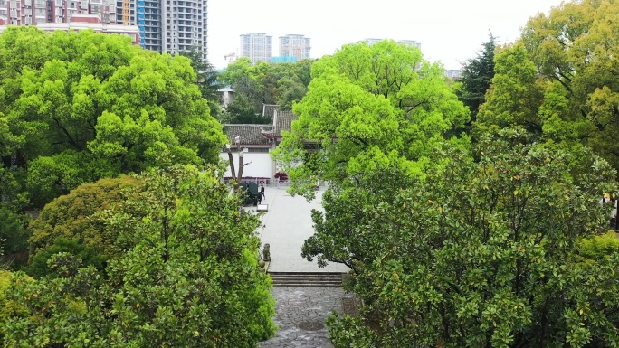 4K航拍湖南雷锋生平事迹陈列馆纪念馆