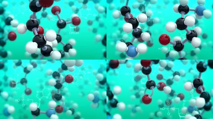 分子结构动画3d旋转