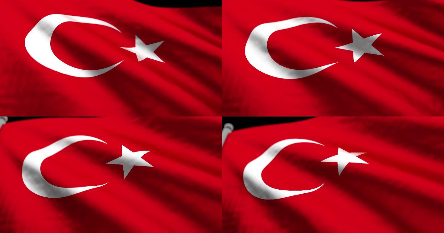 土耳其国旗旗帜国旗党政国徽