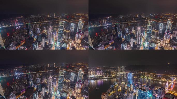 重庆WFC观景台城市夜景