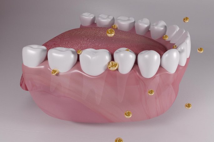 牙齿 牙膏 美白 牙龈 三维动画展示视频