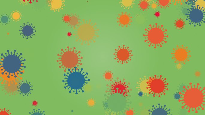 细菌模型动画新冠病毒细菌细胞微生物真菌
