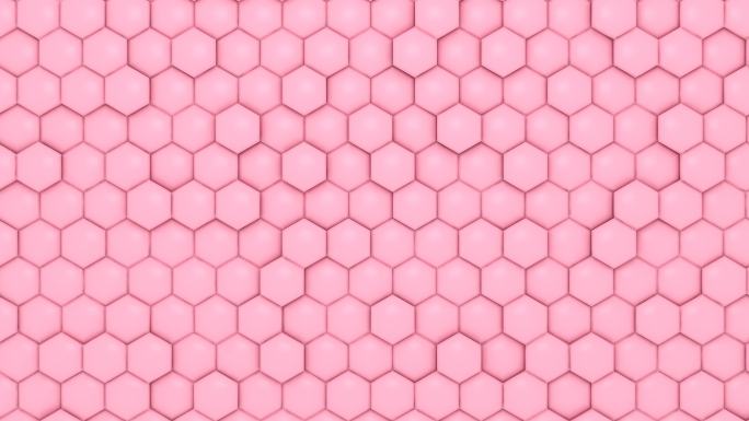 粉色蜂窝图案背景整齐排列化妆品空间