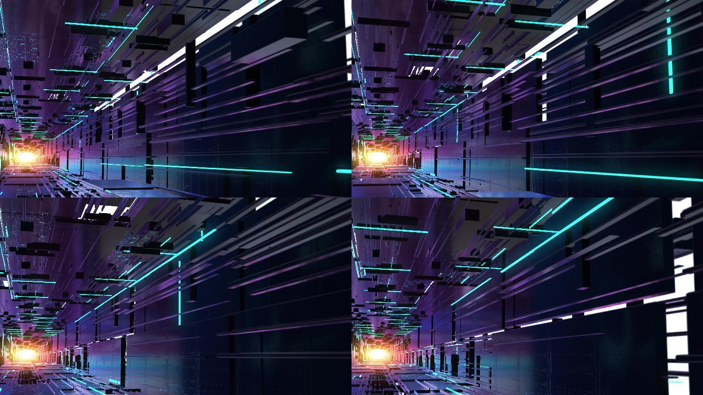技术隧道动画素材视频元素