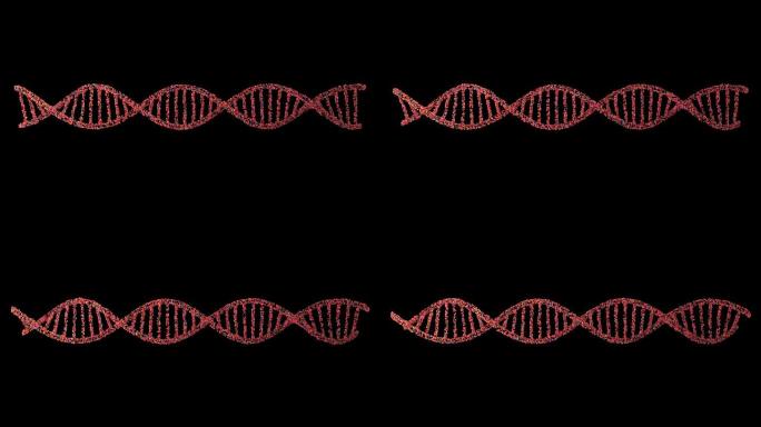 断裂的DNA结构特效视频