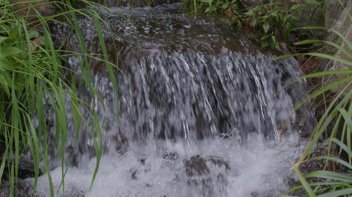 小溪瀑布水流水花慢速20