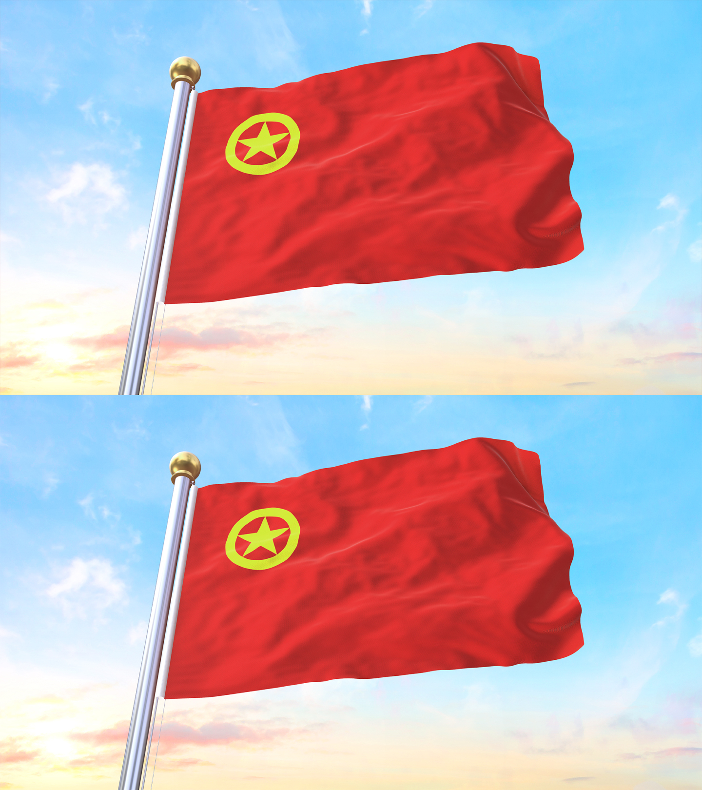 4K共青团团旗旗帜