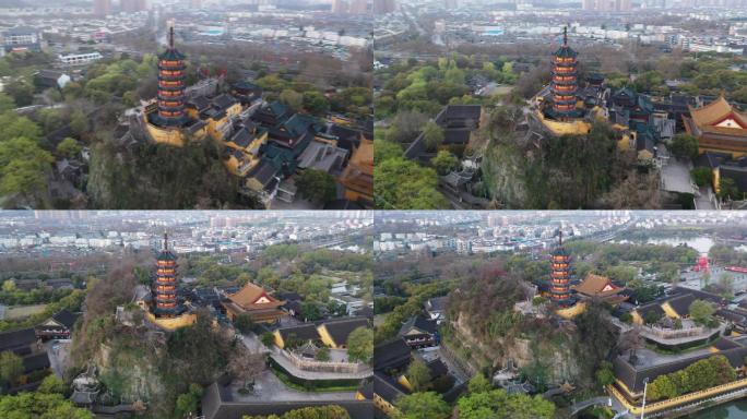 镇江金山寺视频素材