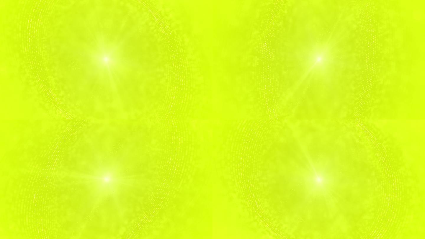 抽象粒子黄色背景