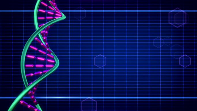 DNA元素特效视频