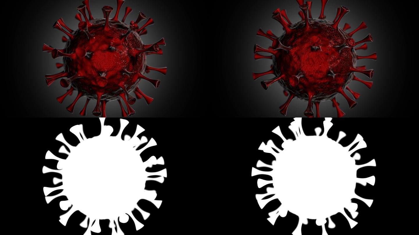 冠状病毒疾病动画特效视频