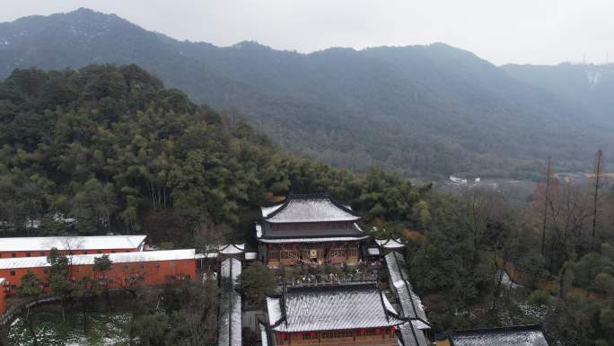 杭州法喜寺雪景