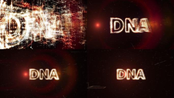 符号生成的单词“DNA”