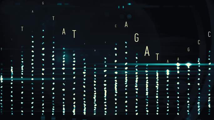 DNA字符串动画特效视频