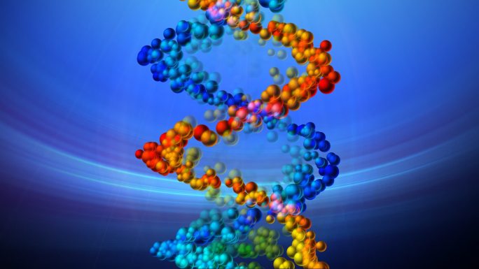 脱氧核糖核酸动画DNA螺旋体基因研究生命