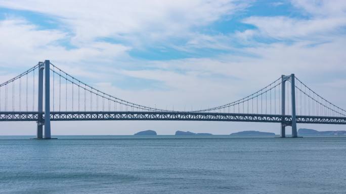 海上大桥延时摄影