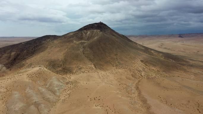 【原创】4K内蒙古沙漠骆驼山脉空镜航拍