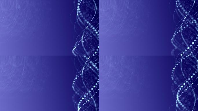 抽象螺旋DNA动画