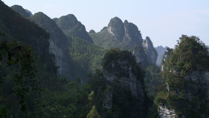 中国瑶族大山 远景