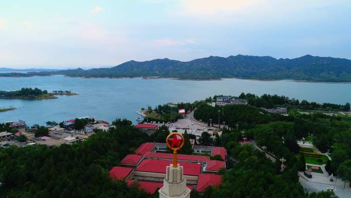 西柏坡高速口和景点