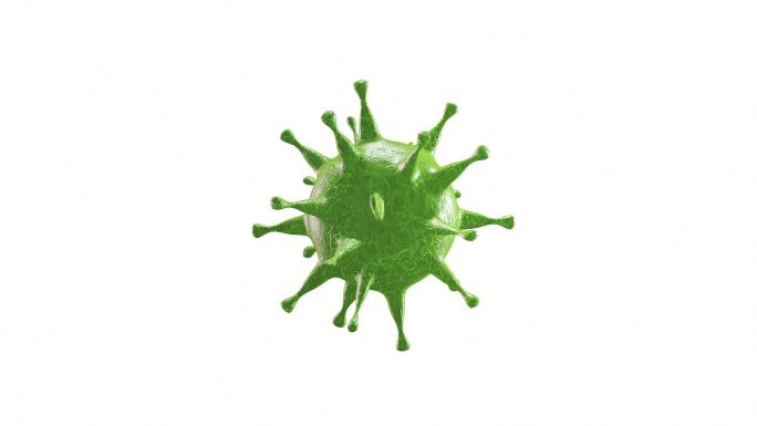 冠状病毒动画3D栏目元素