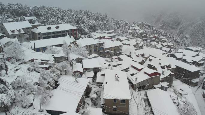 江西庐山雪景