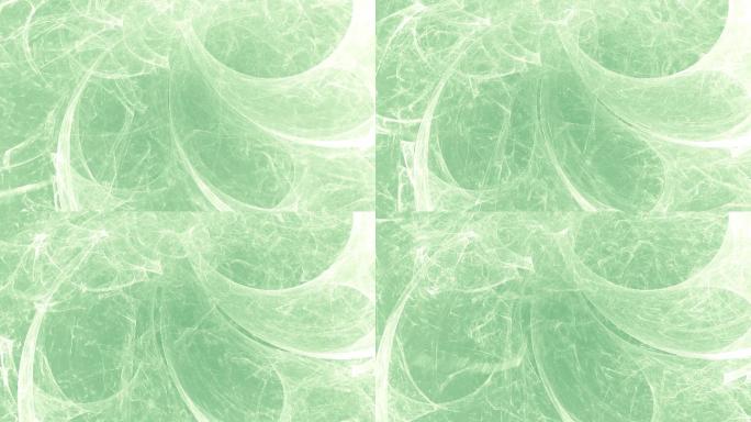 绿色抽象背景波纹波浪4K素材绸缎绸子
