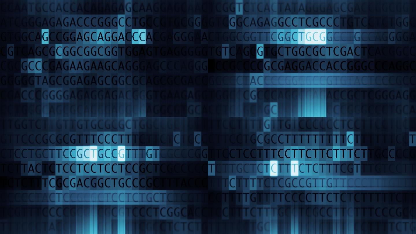 彩色背景染色体序列基因碱基对