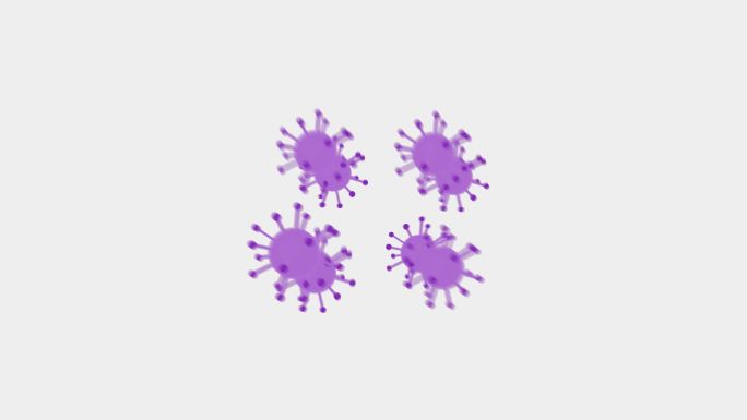 新型冠状病毒动画幽门螺旋杆菌感染显微镜下