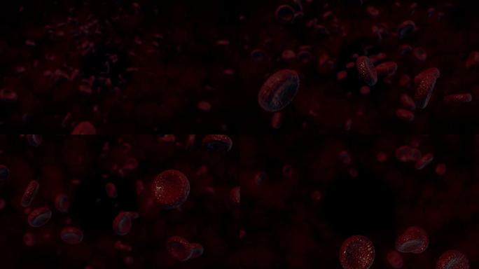 红细胞动画细胞生长三维细胞细胞分裂