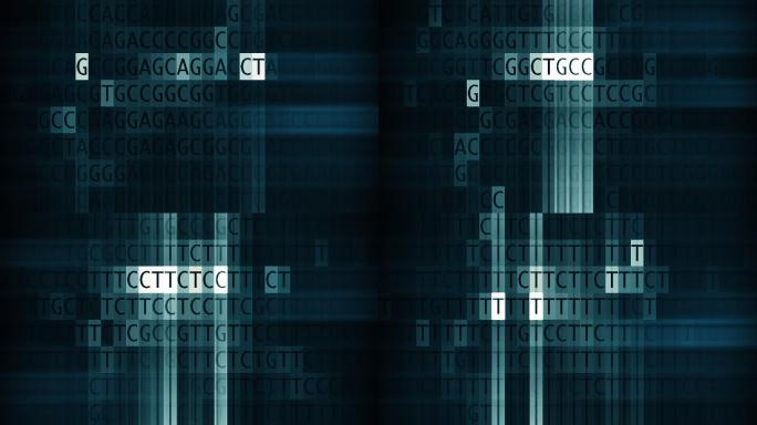 DNA测序动画运算解算科技信息
