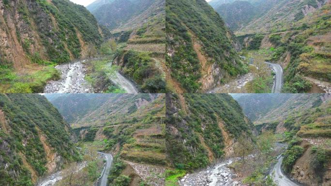 雨后山区道路