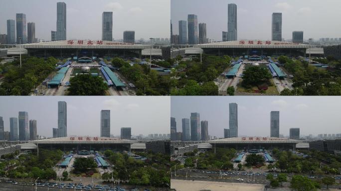 2022年深圳龙华深圳北停运空城空镜头