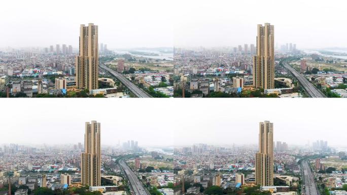 广州高楼背后的对比