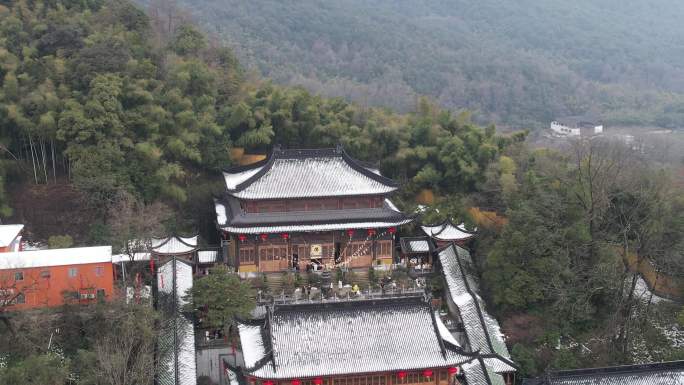 杭州法喜寺雪景