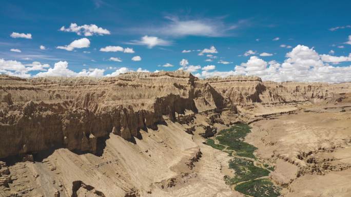 西藏阿里地区札达土林大自然风光航拍延时