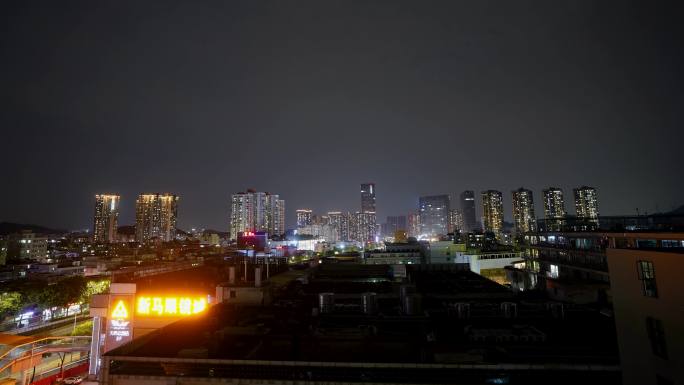 深圳龙岗横岗延时夜景三