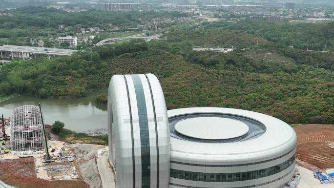 广州航空轮胎大科技中心建筑全貌
