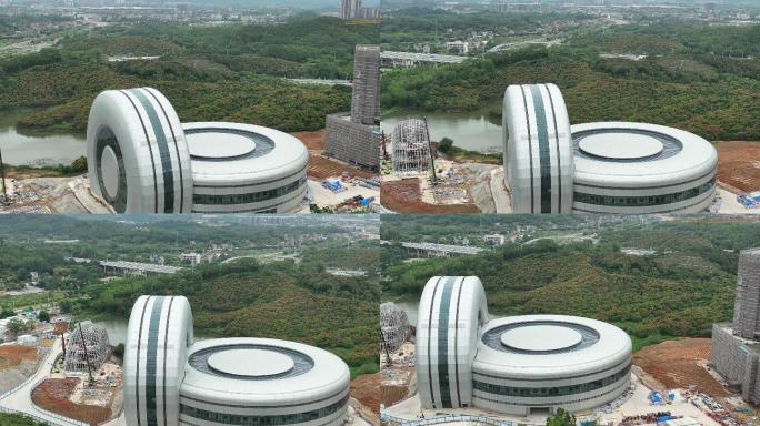 广州航空轮胎大科技中心建筑全貌