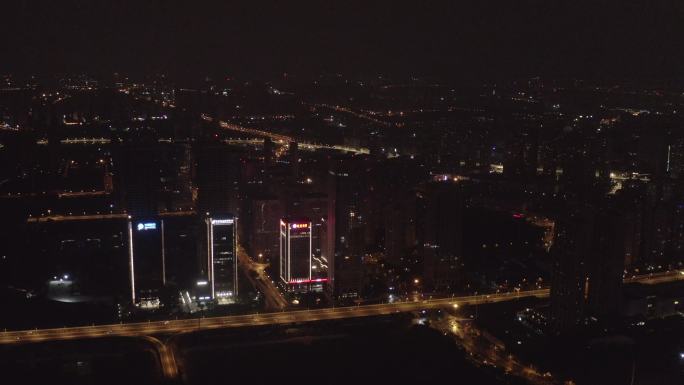 4K-Log-武汉江岸区万家灯火城市夜景