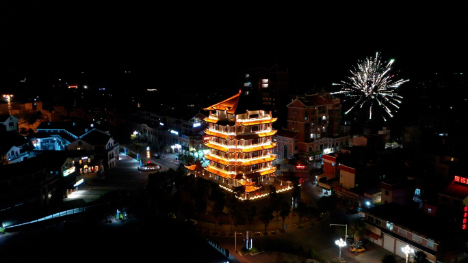 铜陵古楼夜景